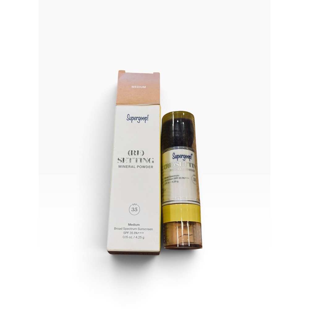 Supergoop! (Re)setting 100% Mineral Powder SPF 35 Medium 0.15 oz NOB